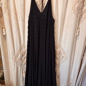 H&M Elegant Black Maxi Dress- Size M